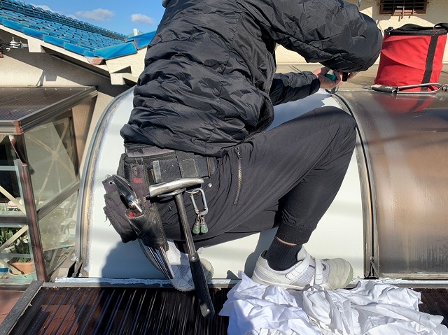 板金部分　シーリング